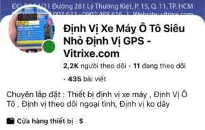 định vị xe máy