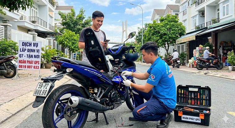 lắp định vị xe máy tại quận 7
